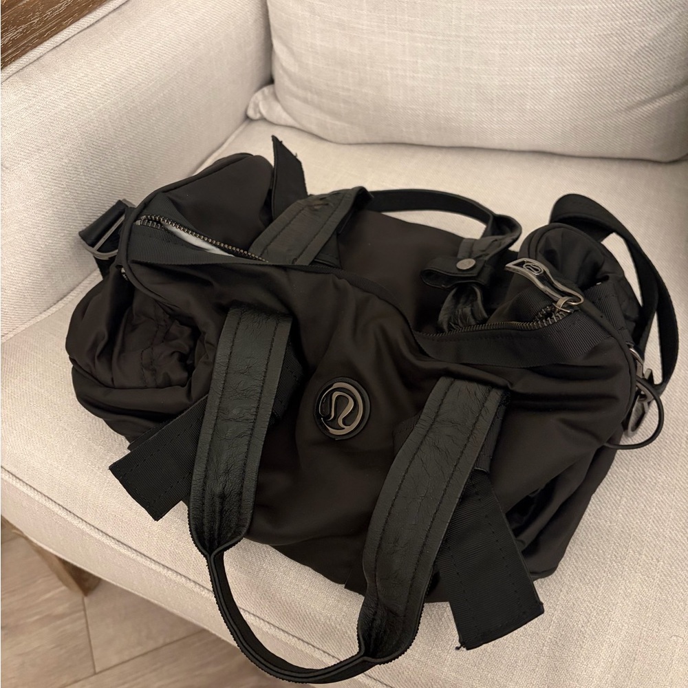 lululemon athletica Black Duffel Bag